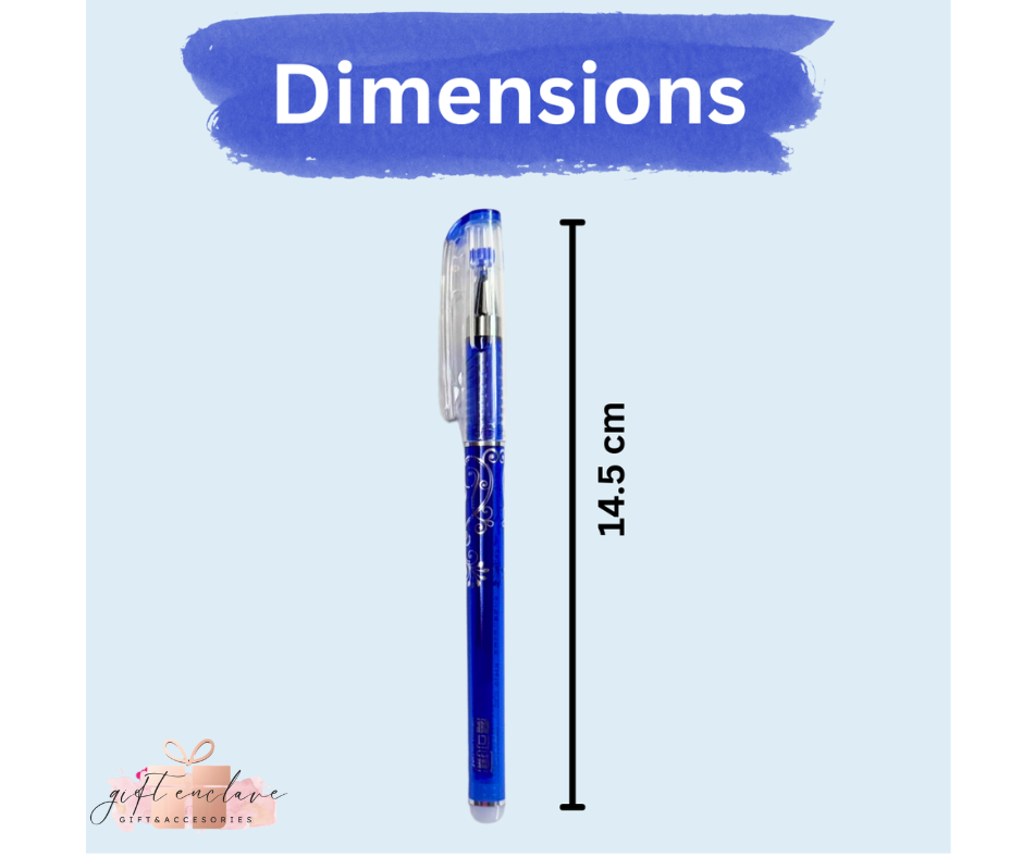 Erasable Pen (blue) pack of 6