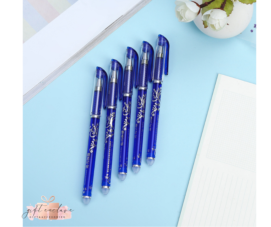 Erasable Pen (blue) pack of 6