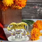 Kamdhenu Cow and Calf Idol