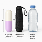 Mini Capsule Umbrella with Case