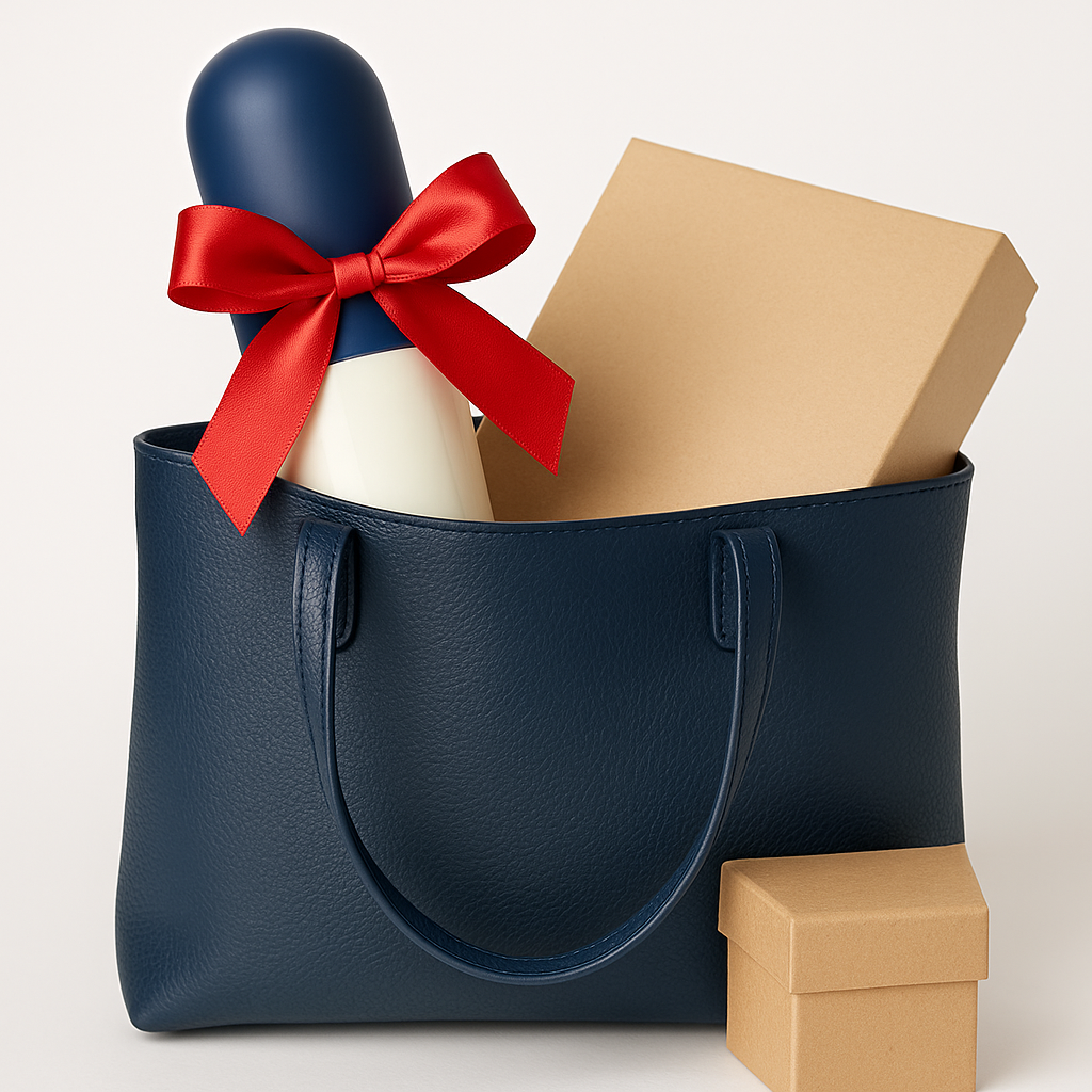 Mini Capsule Umbrella with Case (Blue)